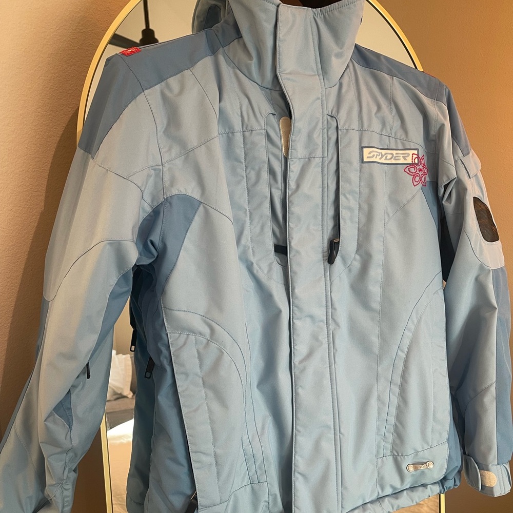 Spyder Sky Blue Winter Jacket